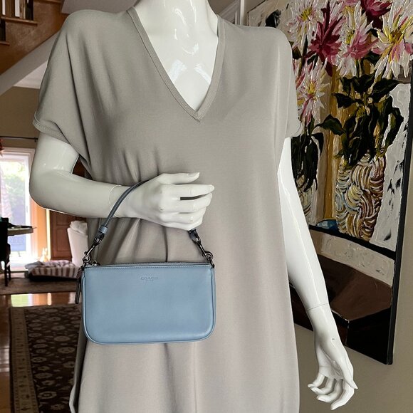 Coach Nolita Leather Bag in Cornflower Blue and - Authentic - Picture 13 of 13